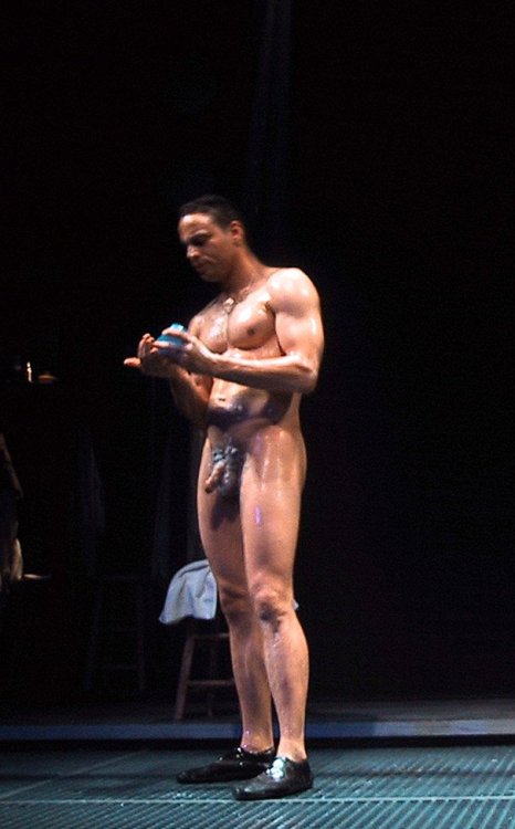 nakedmalecelebs1:David Eigenberg  , Daniel Sunjata AND Frederick WellerIN Take Me Out (play)b