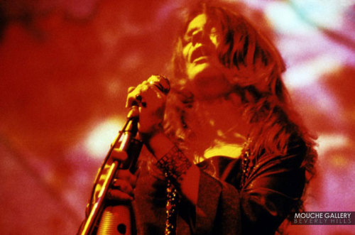 Janis performing at the Anderson Theatre in NYC, 1968.