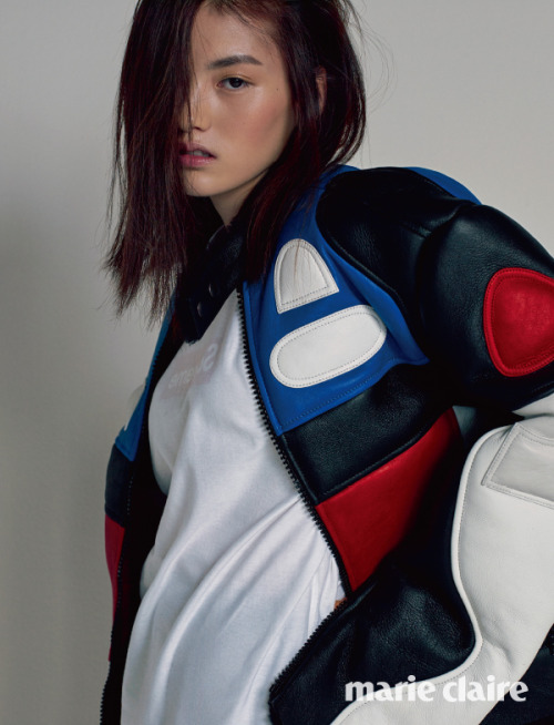koreanmodel:  Kim Yong Ji, Park Hee Jeong by Yoo Young Gyu for Marie Claire Korea Oct 2015