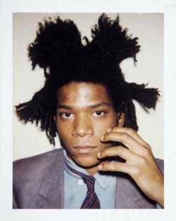 teenagersandgrandmas:  jean-michel basquiat, andy warhol. 