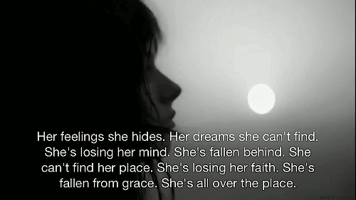psychotic-torture:  Sad black and white blog