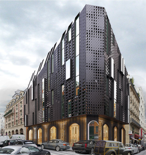 Galway Hotel concept by Taras Kashko aims at splicing modern design into Paris’ historic distr