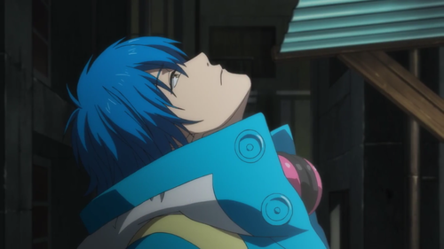 yaoi-is-totally-canon:  In the game I always thought Aoba was super cute, like  aw look how calm the music makes him and his little blush  look at that embarrassed face, ugh you adorable baby let me hold you But in the anime it’s like  baby blue’s