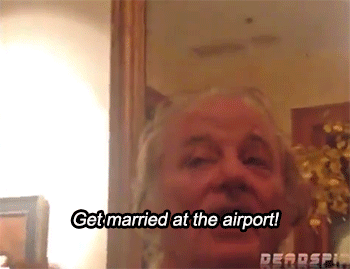 sizvideos:  Bill Murray Crashes Bachelor Party, Gives Awesome Speech - Video   Sage advice. I probably wouldn’t have gotten married! -fms