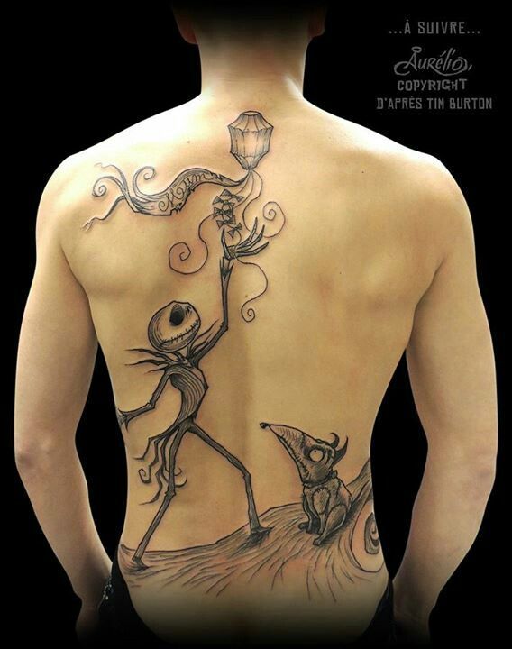 skindeeptales:  Tim Burton tattoos by Sam Fiorino - Tim Childs - Jasen Workman -