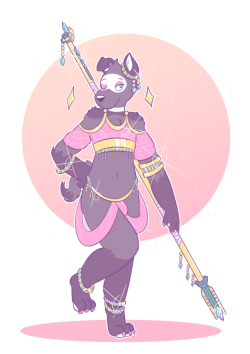 Cat-Boots: ✨Dancer/White Spot Pup Magician🐶🔮  Commission For @Lock-Wolf