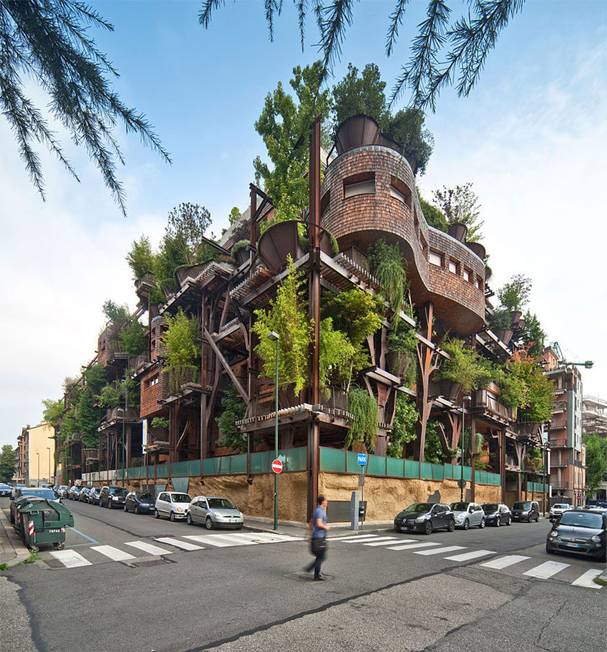 dashbeardconfessional:  huffingtonpost:  Italy’s Epic Treehouse Apartments Fulfill