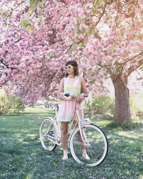 ottawavelovogue:  It’s been 1 month with my @cremecycles bike and so far it’s been great! The lovely folks @allovelomtl are having a sale on the Creme bikes and offering 10% off + free shipping. Use code : TRAFFICPROOF . (at Arboretum)