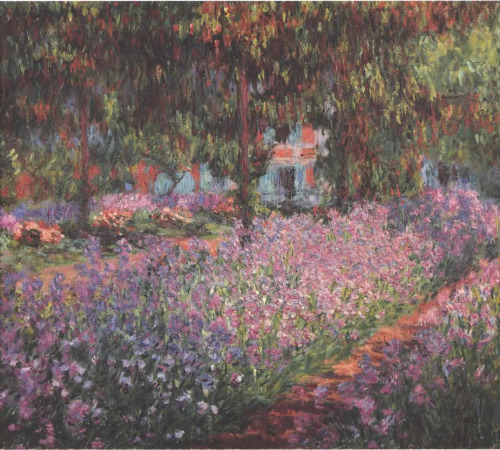 Painting of the Day | 05.25.2016The Artist’s Garden at Giverny by Claude Monet (1900)