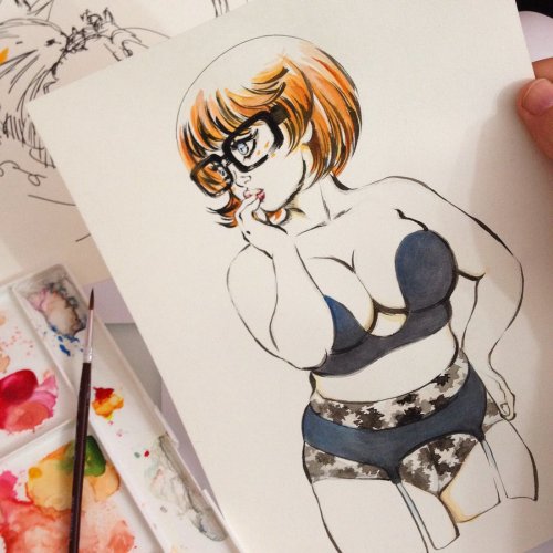 littlebunnysunshine:  Velma (ScoobyDoo) by eDufRancisco 