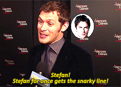 steviebuchanans-deactivated2016:  joseph morgan plays ‘who said it’ the vampire