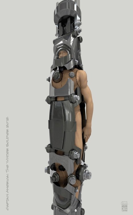 laporcupina:stevetopsbuckysbottom:thegeminisage:Winter Soldier’s Brainwashing & Cryo Concept Art