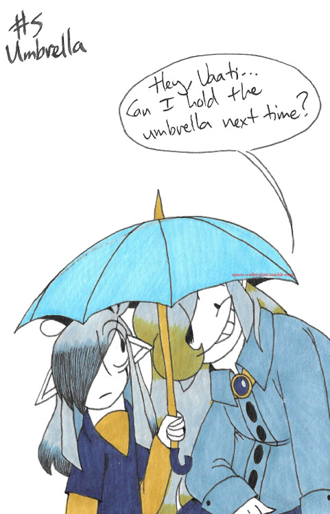 Inktober: The 31 Days of Vaati, Day #5: &ldquo;UMBRELLA&rdquo;&ldquo;And then, the fireman rushes in