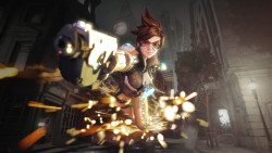 cyberclays:  Overwatch: Tracer - fan art