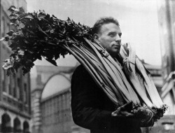 Exposition d'horticulture de Londres, exposant avec ses légumes ayant été primés, 1932.