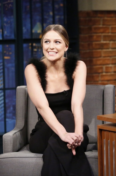 Melissa Benoist - Late Night With Seth Meyers