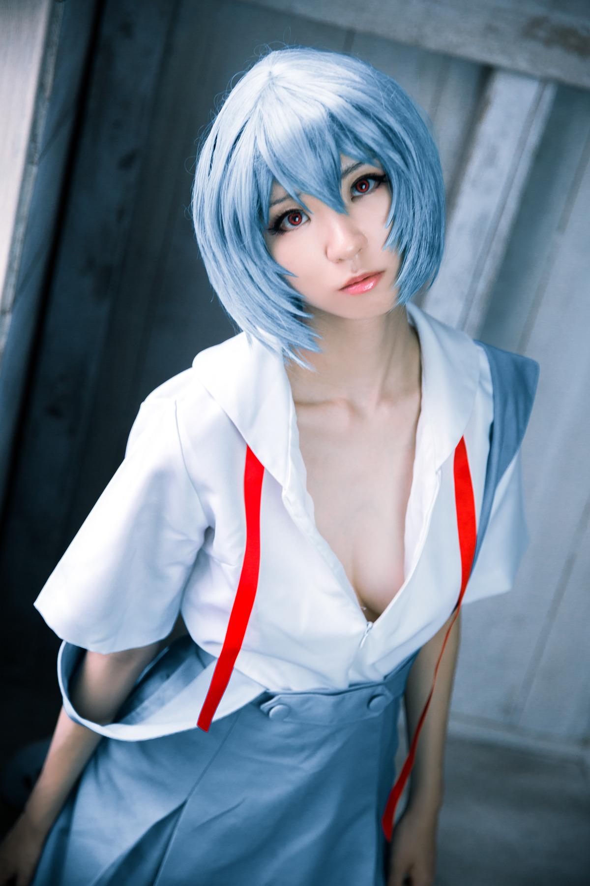 cosplayjapanesegirlsblog:    Evangelion -Rei Ayanami [Mikehouse] 2-3 HELP US GROW