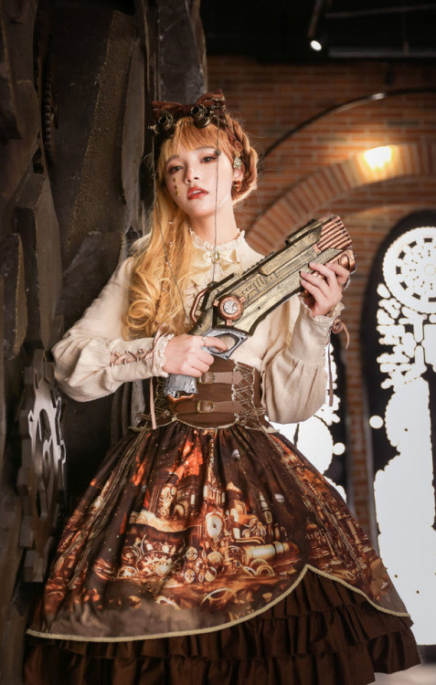 lolita-wardrobe:  NEW Release: Avenue Denfer 【-Steam Castle-】 #SteampunkLolita Series ◆ Shopping Link >>> https://lolitawardrobe.com/search/?Keyword=Steam+Castle