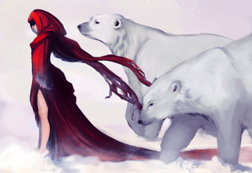 yavanna83:  Creatures of Snow by *Newsha-Ghasemi