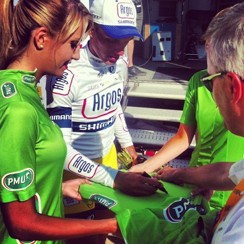 laicepssieinna:  Marcel Kittel now in Green jersey ! #TDF by letourdefrance instagram.com/p/b