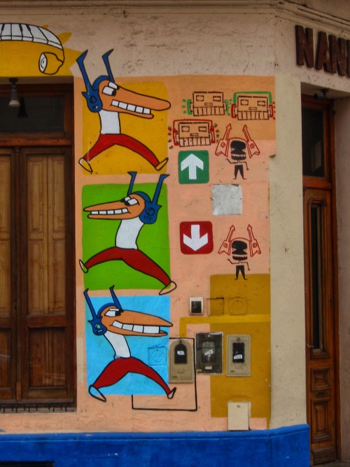Arte callejero, San Telmo, Buenos Aires, 2007.