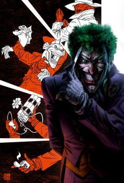 fabianmonk:  The Joker, print for Sideshow