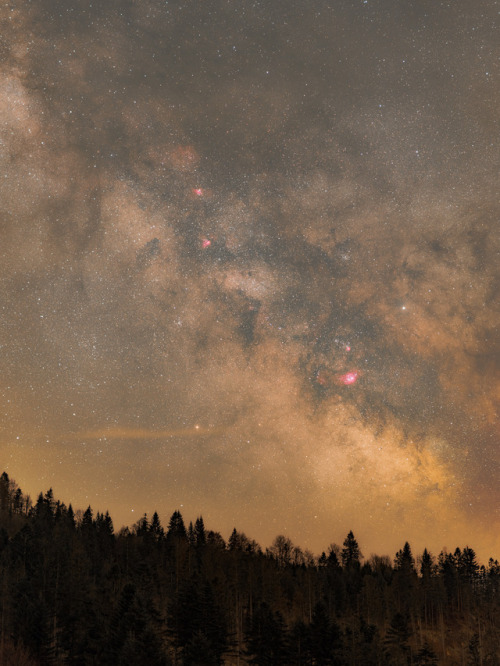 Galactic center before dawn [1920x2560] [OC]