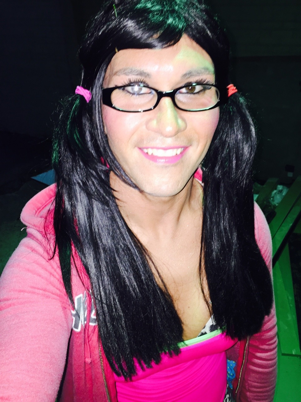 brittneybbccumslut:  Another dumb bimbo Crossdressing slut! Expose her for the sissy