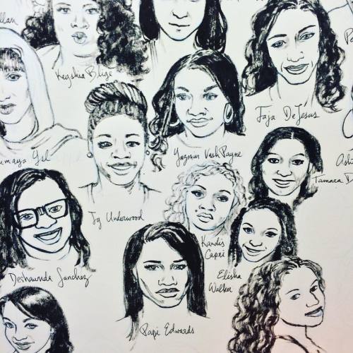 ejlandsman:  In honor of Trans Day of Remembrance, I’m drawing a portrait of every trans perso