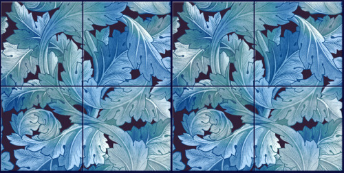 William Morris Acanthus tiles http://williammorristile.com/textiles/acanthus.html