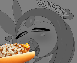 Just eating a hotdog on this SFW website