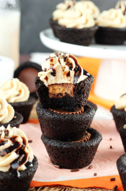 sexyhappychic:  sweetoothgirl:  Reeses Peanut Butter Chocolate Cookie Cups   That’s just mean…