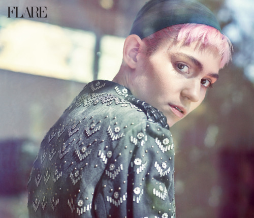 Is Our New Grimes Cover Story Her “Last Interview Ever?” / Winter 2016 / FLAREPop music’s prickly pu