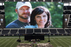 feelingfroggyincorporated:  	I have just returned from Dallas, TX where I was both honored and saddened to be a member of the Chris Kyle family gathering to put Navy  Seal Chris Kyle to rest after he was shot in the back by a service man  he was trying