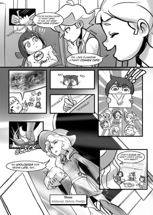kaban-bang:  Forbidden Love - A LWA fan comic.Hey!Here’s porn pictures