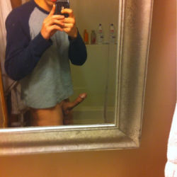 sexy guys with iphone mirror shoot