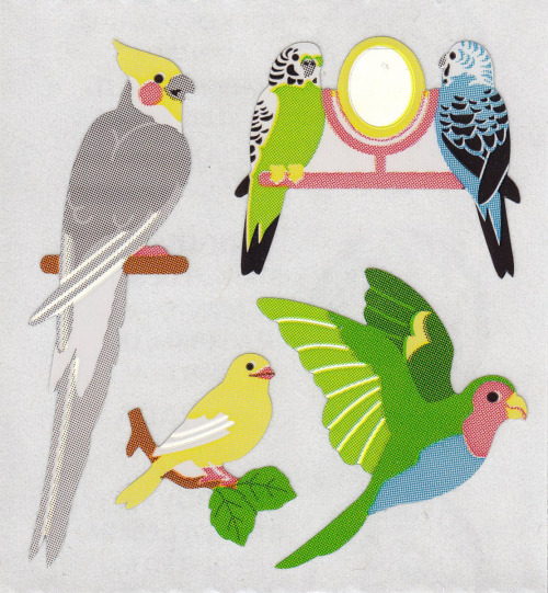 SANDYLION BIRD STICKERS