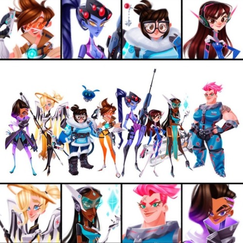 Porn photo Here are the OVERWATCH LADIES I’ve done