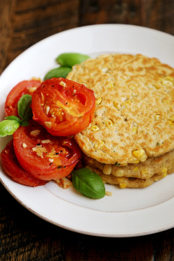 veganrecipecollection:  (via Vegan Corn Fritters