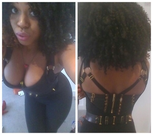 pornographyandpipedreams:  My favourite bra and belt. Both by fetish lingerie designer Bordelle.  this girl is too fine and she’s got a classy kink style. I’m gonna follow her.