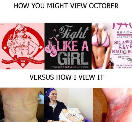 jamiebenoitstec:  October starts tomorrow. Please think before you pink. 