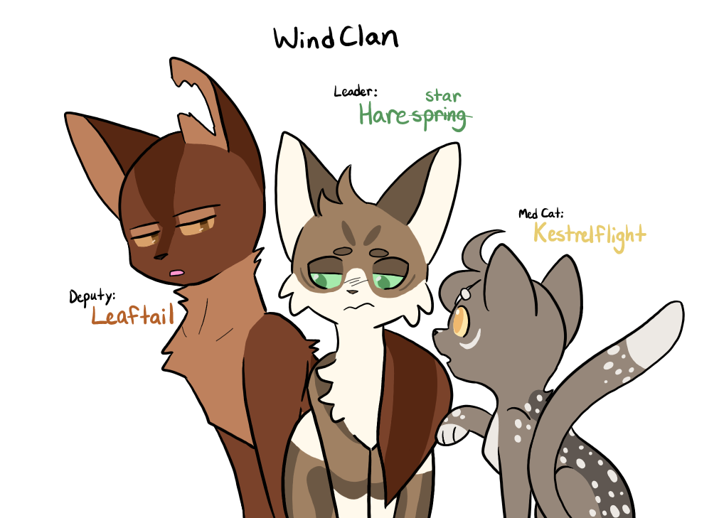 Warrior cats characters and how I imagine them