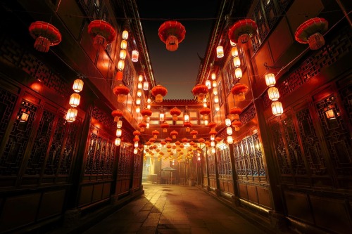peonypavillion:  Jinli Street, Sichuan.