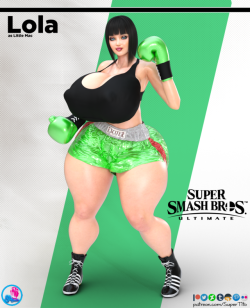 Today is pic is Lola as Little Mac“Show