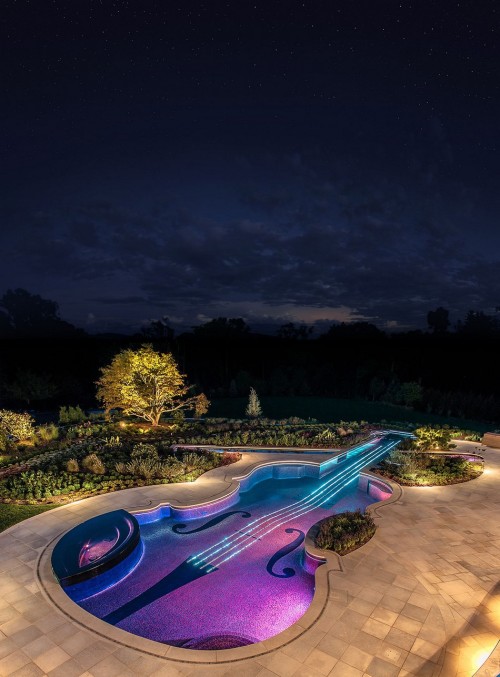 zoomine:  Stradivarius  Violin Pool  “Best Pool Design 2013.” 