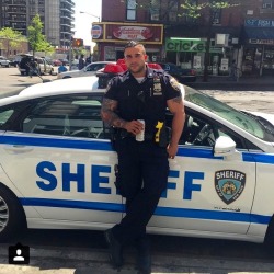 addicted-to-the-cock:  Fuck the police.. Literally. Check out this super sexy cop’s Instagram 👀  http://instagram.com/keepnitone00