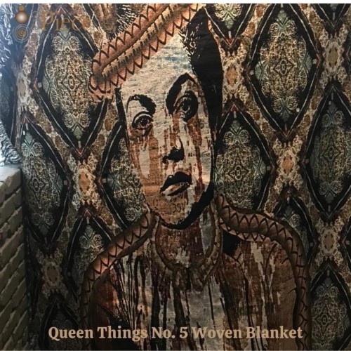 Queen Things No. 5 Woven Blanket http://ow.ly/z3zA50B2YsB #queen #blanket #3pieceurbanartisan #mixed