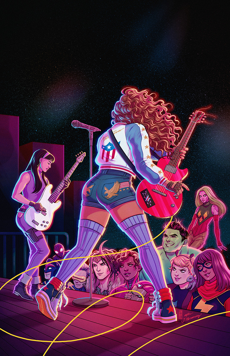 jenbartel:My cover for AMERICA issue 6, available in August! An homage to Love &amp;