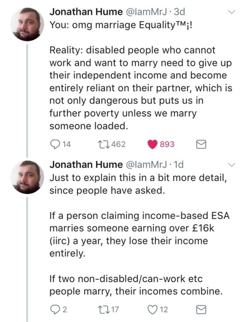 thefibrodiaries:As disabled members of the lgbt community we should be celebrating marriage equality