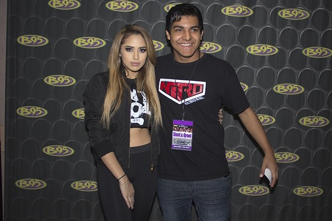villegas-news:  December 12th:  Jasmine V meets fans at the B95 Fresno Holiday Jam.(Part